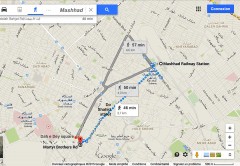 Plan Mashhad : consulat TM + gare