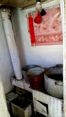 Douches du gîte Saadat à Karakul