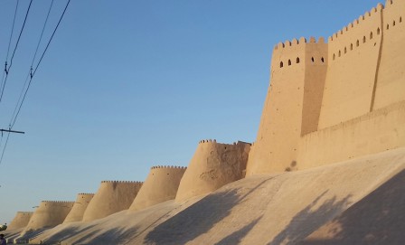 Khiva, ark. Les remparts.