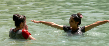 Bassin du parc de Khorog, juil. 2015