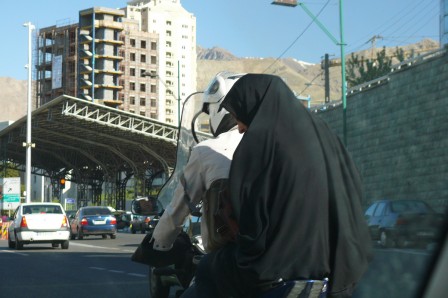 Avenue dans le nord-ouest de Téhéran.