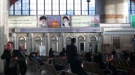 Hall d'attente de la gare de Mashhad