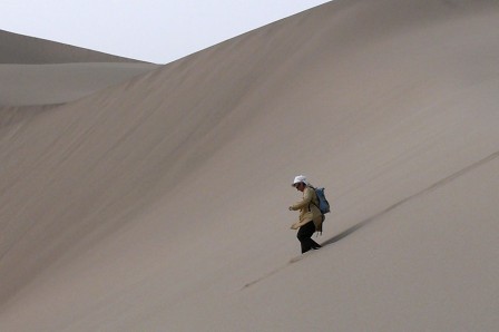 Excursion dans les dunes de Rigan, au sud de Bam